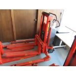 Interthor Electric Pallet Lift, Model TPS22MEB, SN 083E14061498ETPS, 2200 lb. Capacity, LOADING FEE: