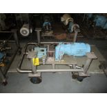 Waukesha Pump, Model #030, SN 215954-98, Pump on Cart, 1 1/4 in. In/Out, LOADING FEE: $25