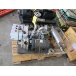 Hanseen Centrifugal Pump, Model #83220 VA, SN 19721, Pump with Control Panel and Filter, 1 3/4 in.