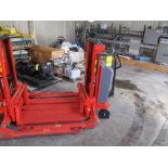 Interthor Electric Pallet Lift, Model TPS22MEB, SN 083E14061499ETPS, 2200 lb. Capacity, LOADING FEE: