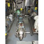 Waukesha Pump, Model #130UL, SN 302353-02, Pump on Cart, 3 in. In/Out, LOADING FEE: $25