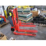 Interthor Electric Pallet Lift, Model TPS22MEB, SN 083E14061502ETPS, 2200 lb. Capacity, LOADING FEE: