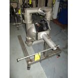 Ingersoll Rand Diaphragm Pump, Model #PD30A-ASS-GGG-B, SN B0138788, Pump on Casters, 3 in. In/Out,