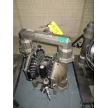 Ingersoll Rand Diaphragm Pump, Model #PD30A-ASS-GGG-D, SN H0279789, 3 in. In/Out, LOADING FEE: $25