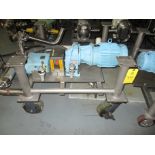 Waukesha Pump, Model #030, SN 215953-98, Pump on Cart, 1 1/4 in. In/Out, LOADING FEE: $25
