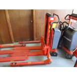 Interthor Electric Pallet Lift, Model TPS22MEB, 2200 lb. Capacity, LOADING FEE: $25