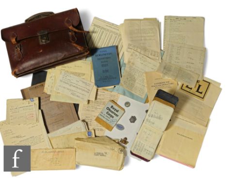 William John Vincent Jnr - A collection of secret letters and correspondence relating to colleagues at Bletchley Park dated 1