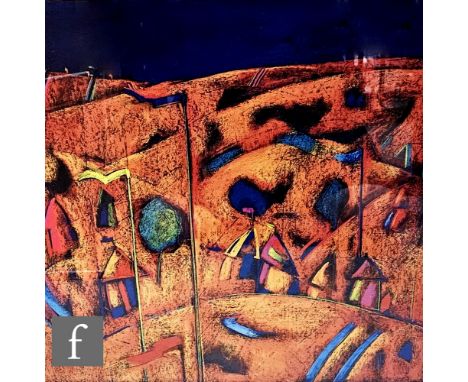 LIBBY JANUARY (LATE 20TH/EARLY 21ST CENTURY) - 'Summer Carnival', giclee print, signed in pencil, A/P (artist's proof), frame