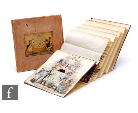 An early 19th Century Viorama or paper peep show, 'The Way to St Paul's' published December 1825 by Ingrey &amp; Madeley, lit