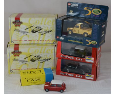 Corgi/Solido Mini, 2 Revell models, Corg i Landrover &amp; 2 Matchbox Collectables