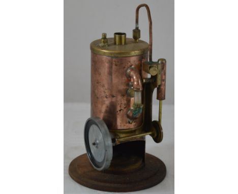 Copper & brass stationary engine 