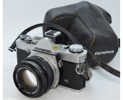 Olympus OM1N camera with 50mm lens