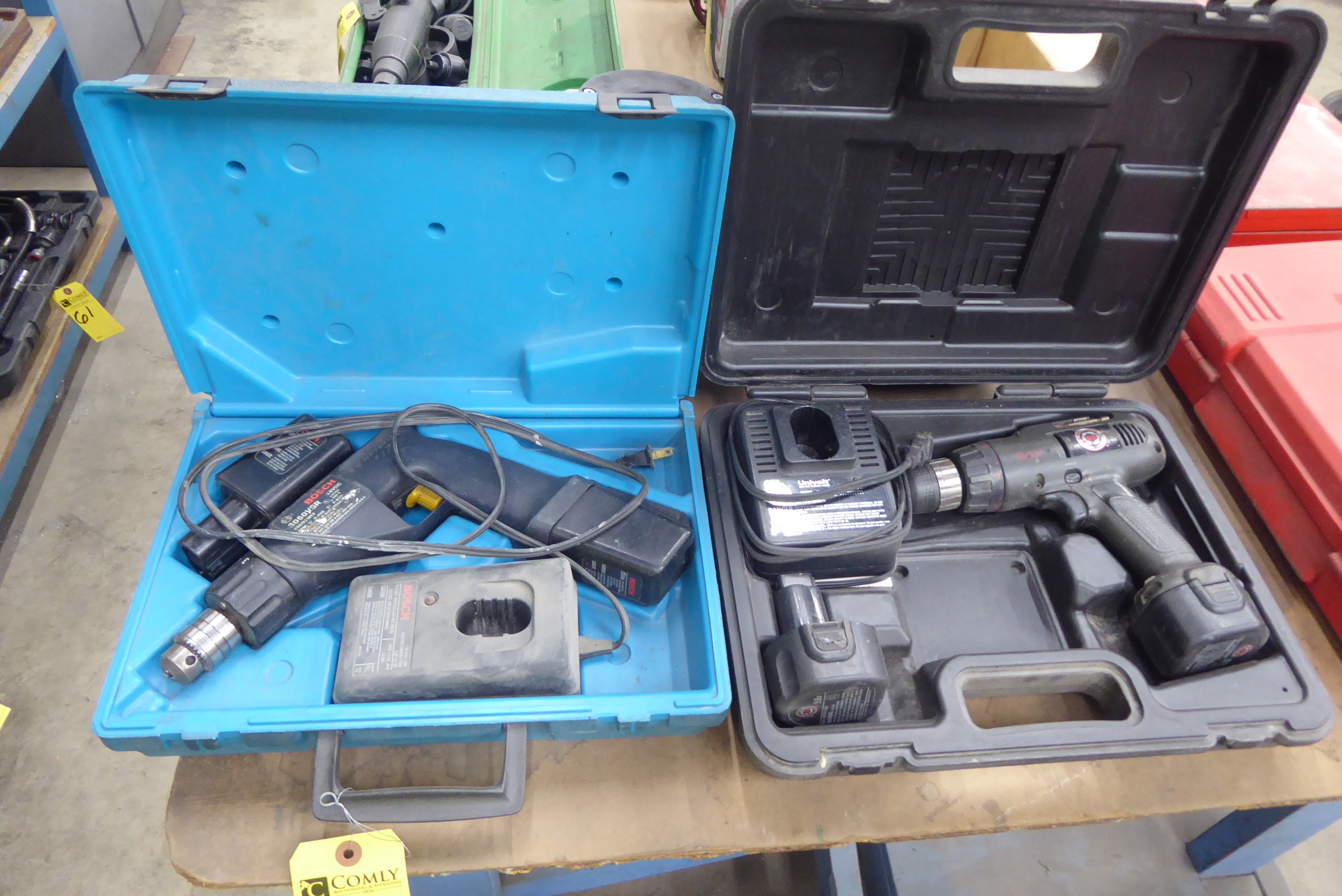 Cordless Drills w/Battery & Chargers, Asst. (2 Each)