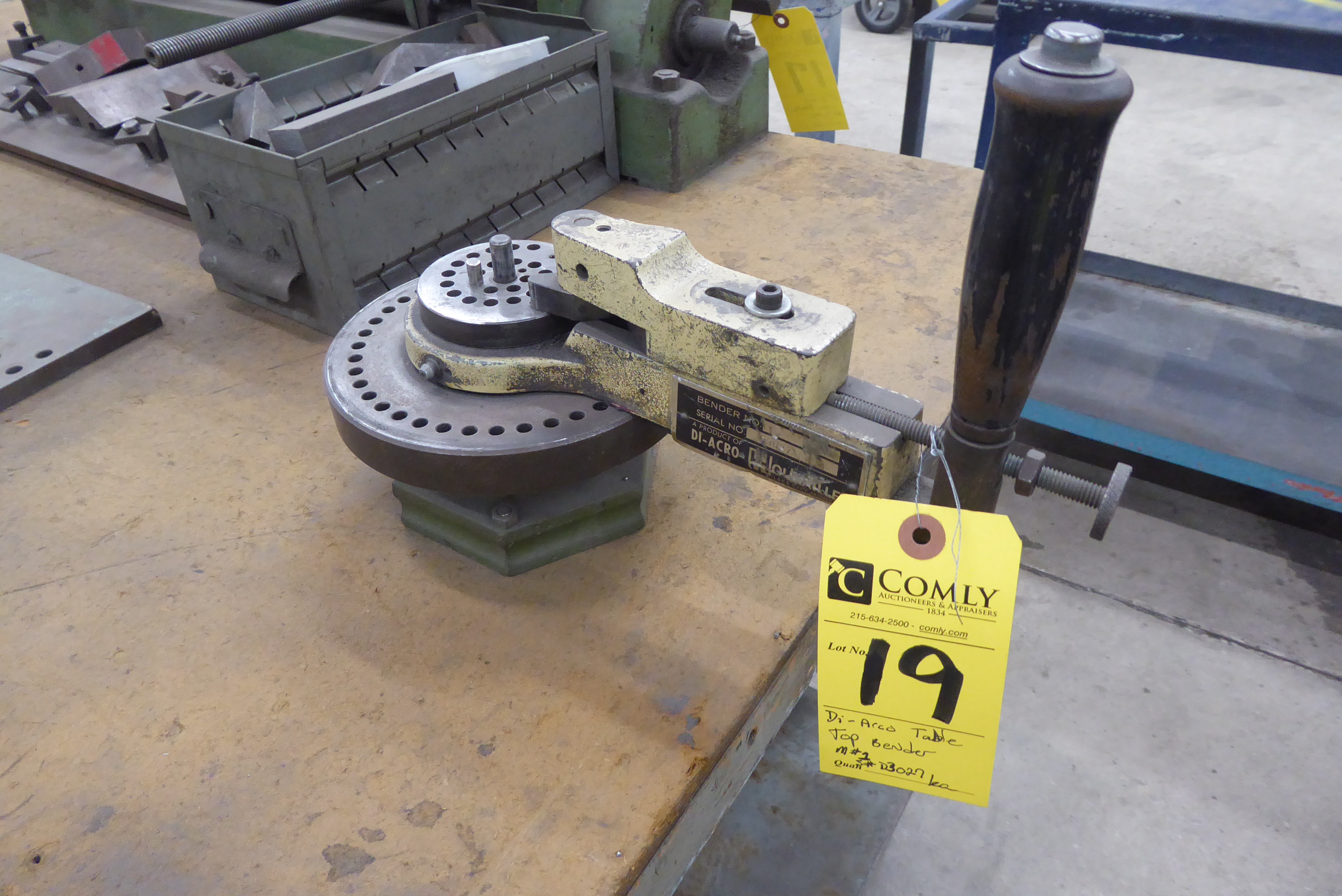 DiAcro Table Top Bender, m/n 1, s/n D3027