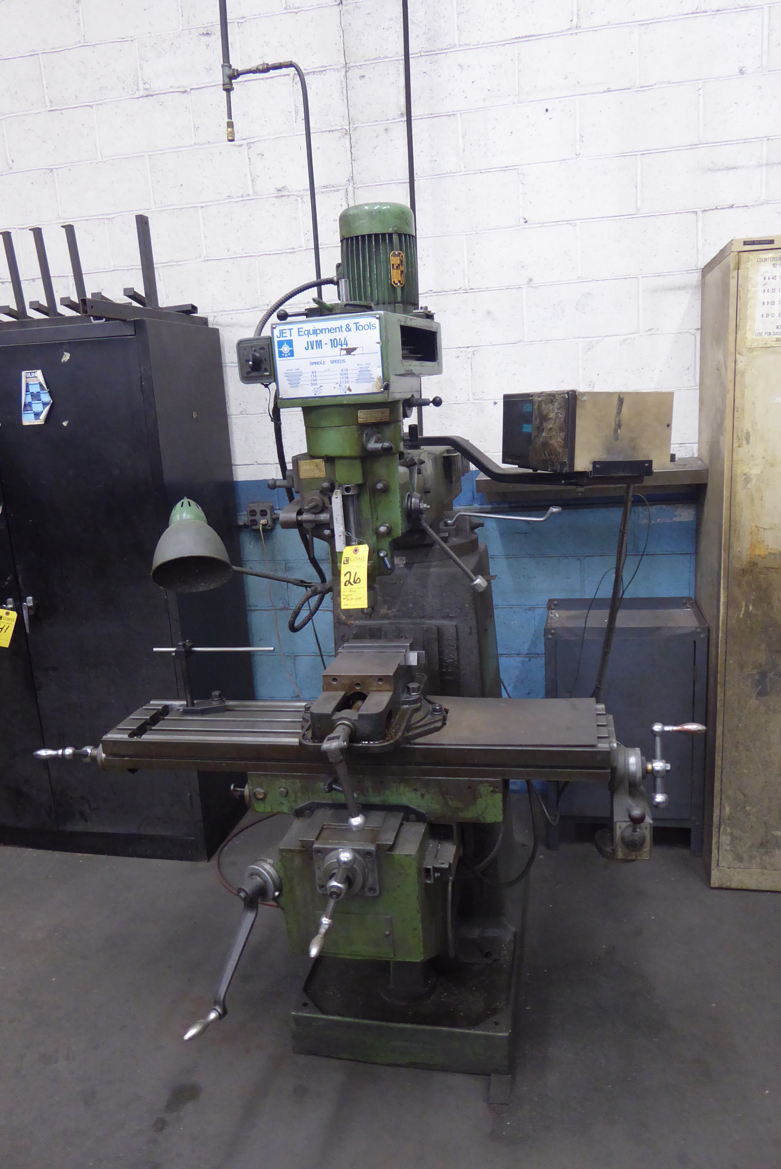 Jet Milling Machine w/Vise, m/n JVM1044