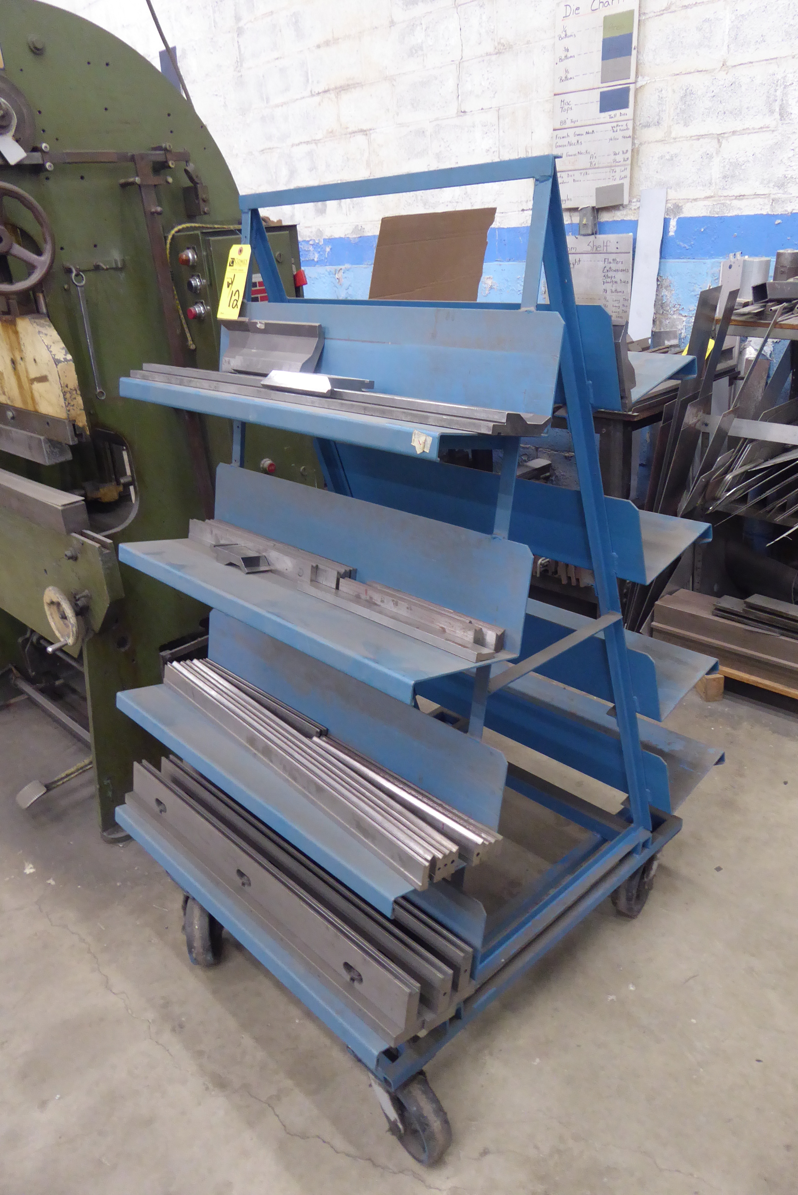 Carts w/Press Brake Dies (2 Each)