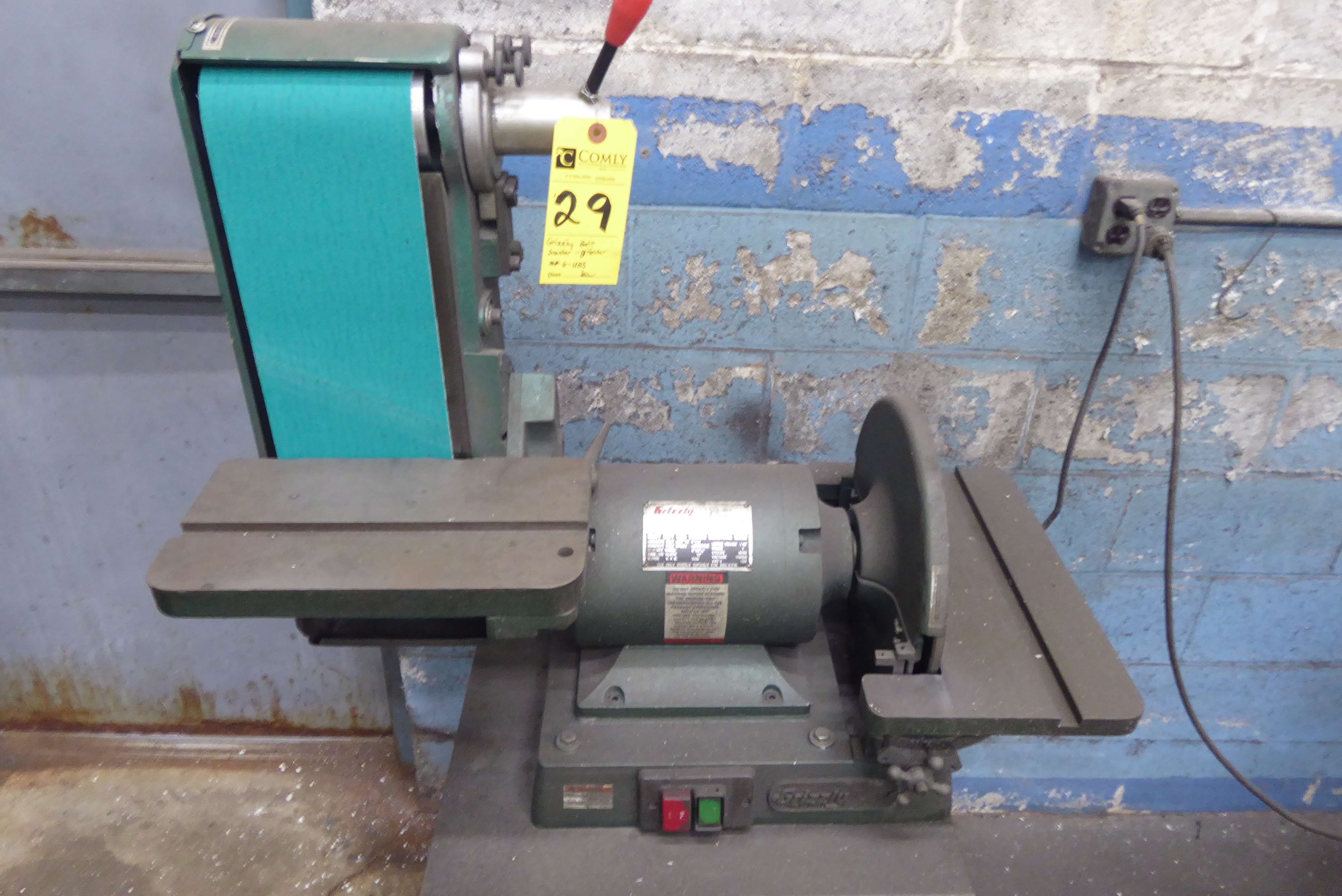 Grizzly Belt Sander/Grinder, m/n G1183