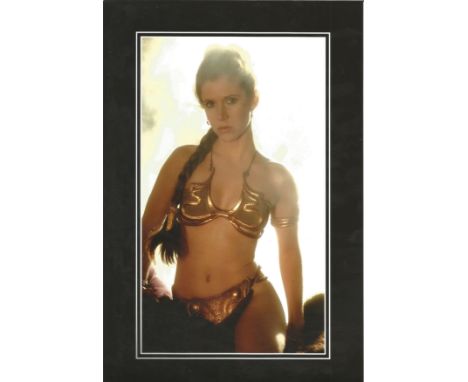 Set of 10 Star Wars 12x8 photos. Each photo is designed with a black border to make it look like a double mount. Each photo m
