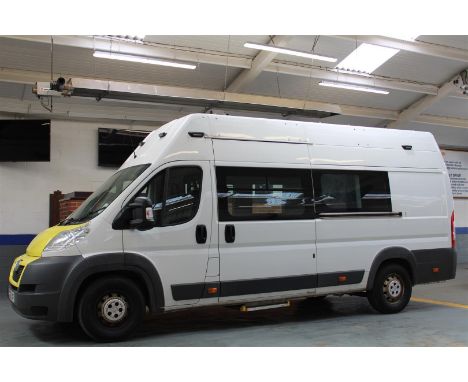 Make &amp; Model: Peugeot Boxer 435 L4H3 HDIDate of Reg: LX62 CMFColour: Whitecc: 2198MoT: 19-11-2021Fuel Type: DIESELMileage