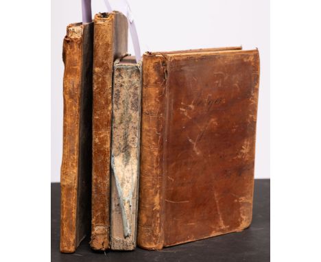 SEAMSTRESS' INSTRUCTIONAL : 20 manuscript pages (many blank) with a couple of small samples, cont. half sheep marbled boards,