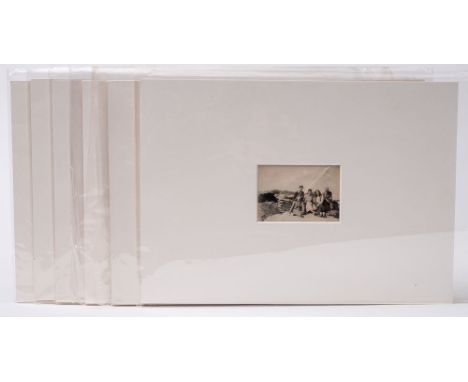 LEACH, Bernard: a collection of six original unpublished photographs of Bernard Leach, from the personal album of Marion Grac