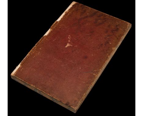 COOKERY : Manuscript book of recipes, kept by E. Garratt, 1847.122 pages  in a neat closely written script, cont. sheep defec