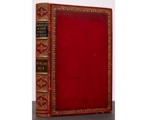 MUIR, Sir William - The Mameluke or Slave of Egypt 1260-1517 A.D. Illust, cont. red calf, 8vo, Smith , Elder, first edit, 189