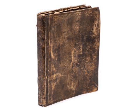 MANUSCRIPT ACCOUNT BOOK : Listing the tenants, etc. of William Willmott of No. 3 Willmott Buildings, White Street, Southwark 