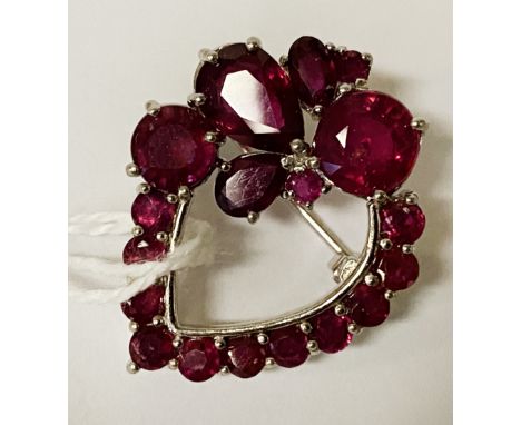 RUBY BROOCH