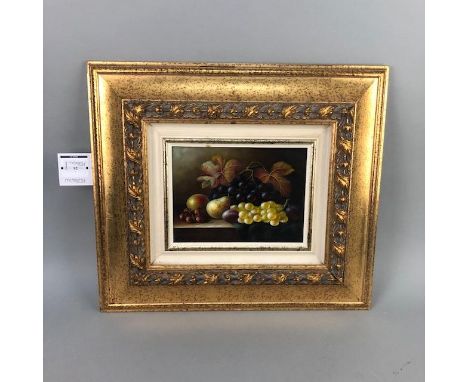 * K BURT (20TH CENTURY), STILL LIFE, oil on board, signed 26cm x 33cm Framed