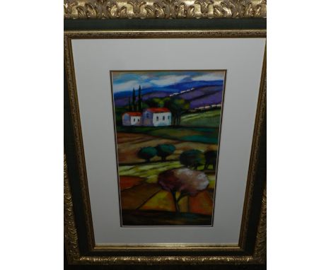 Slava Brodinsky (Contemporary Russian school) 'Golden Fields', serigraph on paper, signed in ink lower right, no.366/480, tog