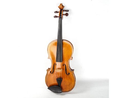 A viola, late 19th century, possibly Berlin School, previously owned and played by John Georgiadis, Leader of the London Symp