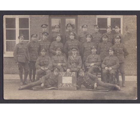 Royal Army  Service Corps Group Photo of members of the 10th Field Ambulance (M.T.)