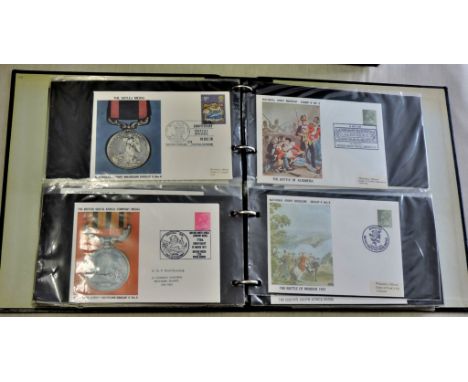 National Army Museum Covers in an album (59) Clean lot