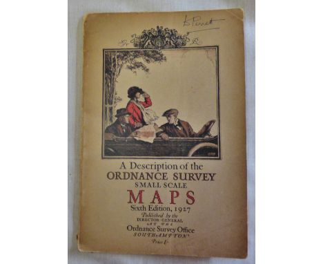 Ordnance Survey small scale maps 1927 6th edition guide book