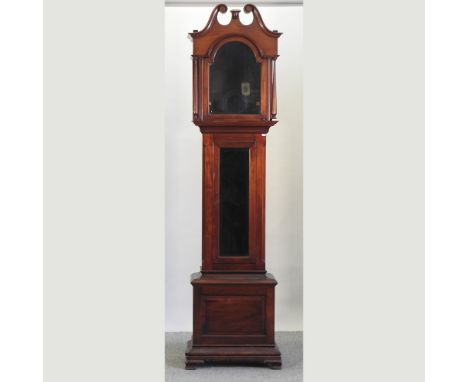 A Georgian style longcase clock case, 235cm high