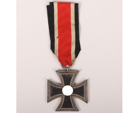 1939 Iron Cross 2nd class by  S. Jablonski G.m.b.H., Posen, three piece construction with magnetic, iron core. Maker marked w