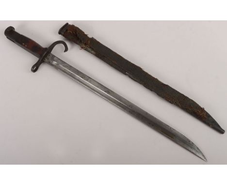WW2 Japanese Type 30 Arisaka Bayonet, with Tokyo arsenal stamp, the blade shows some light areas of sharpening and wear, the 