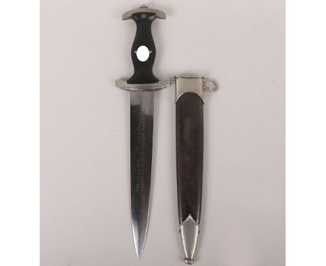 Rare Third Reich SS (Schutzstaffel) Enlisted Mans Dress Dagger by Jacobs & Co Solingen Grafrath, good example of a model 33 e