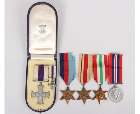 A Good WW2 1944 Italian Campaign Military Cross Medal Group of 4 to a Major in the 2nd Battalion 4th Prince of Wales’ Own Gur