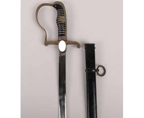WW2 German Army Officers Sword By Robert Klaas, Solingen, good example of the model Nr 233 army officers sword with dove head