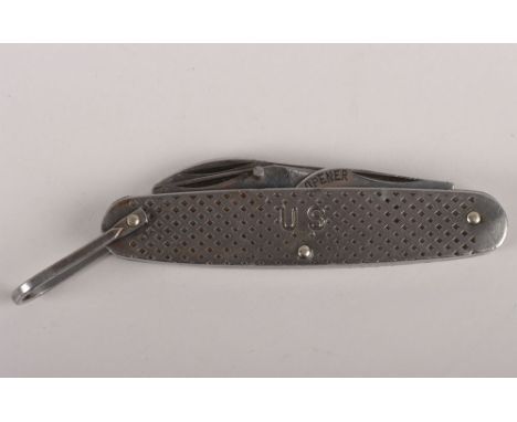 US Army Utility Knife by Camillius, NY, with all four blades, dated 1968. Good condition. 