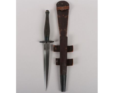 Scarce Attributed WW2 2nd Pattern Fairbairn Sykes FS Commando Knife by Wilkinson Sword, good example with Wilkinson trademark