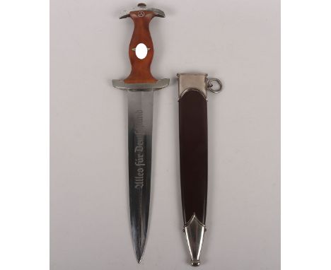 Third Reich SA (Sturmabteilung) Dress Dagger by Robert Klaas, Solingen, excellent example of an RZM period SA dagger with lig