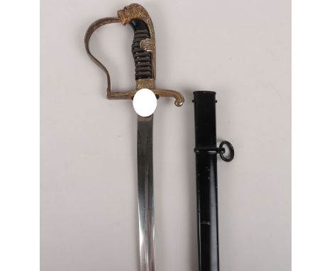 WW2 German Army Officers Sword By Alcoso, Solingen, good example of the model Nr 119 army officers sword with lion head hilt 