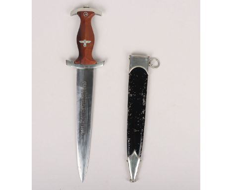 Third Reich NSKK (Nationalsozialistisches Kraftfahrkorps) Dress Dagger by Emil Voos, Solingen, good example with light brown 