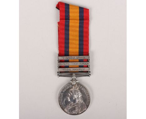 Queens South Africa Medal to Recipient in the Royal Army Medical Corps who also Served in the Imperial Light Horse, Queens So