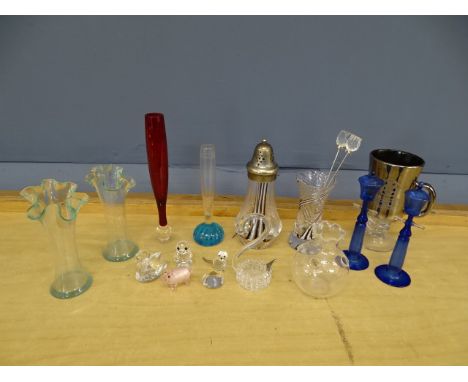 Glass to include Caithness, bud vases and uranium glass etc&nbsp;
