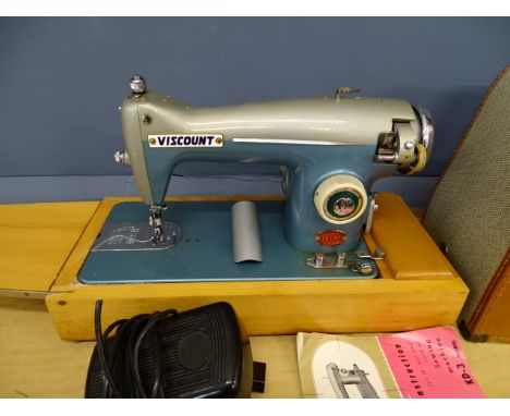 Vintage Viscount electric sewing machine from a house clearance (no plug)&nbsp;