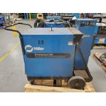 MILLER SYNCROWAVE 250 CC-AC/DC WELDER ON CART WITH WATERMATE 1 COOLING SYSTEM